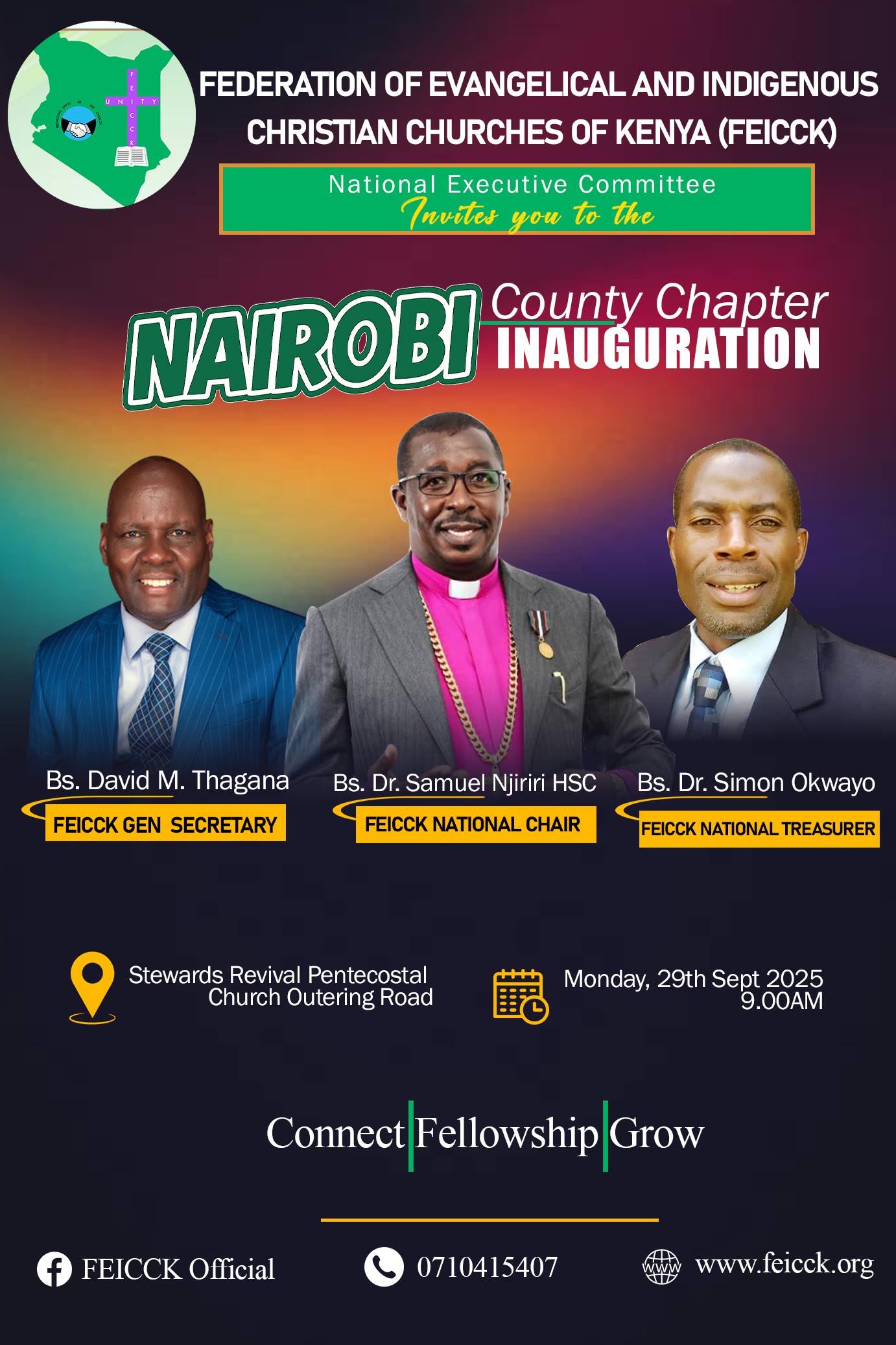 FEICCK Nairobi County Chapter Inauguration